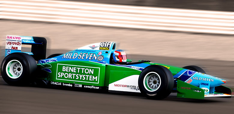 Benetton F1 Michael Schumacher